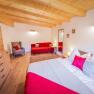 Rote Ferienwohnung - Schlafzimmer 1, © Ludwig Fahrnberger Rote Ferienwohnung - Schlafzimmer 1, © Ludwig Fahrnberger