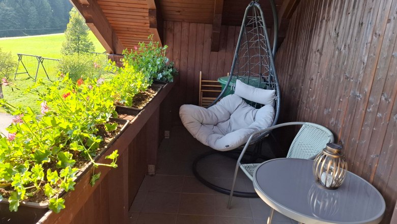 Balcony at the Ablass organic farm, © Ablass Balcony at the Ablass organic farm, © Ablass