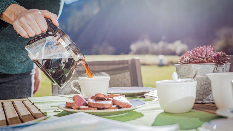 Grüne Ferienwohnung - Terrasse, © Ludwig Fahrnberger Grüne Ferienwohnung - Terrasse, © Ludwig Fahrnberger