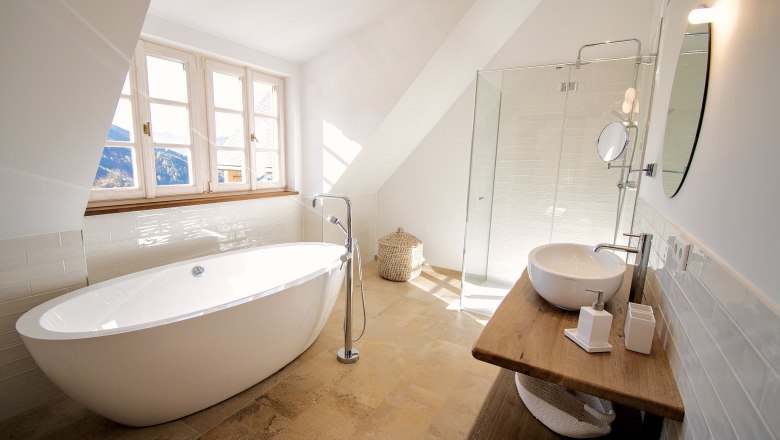 Badezimmer, © Obersteinriegl Badezimmer, © Obersteinriegl