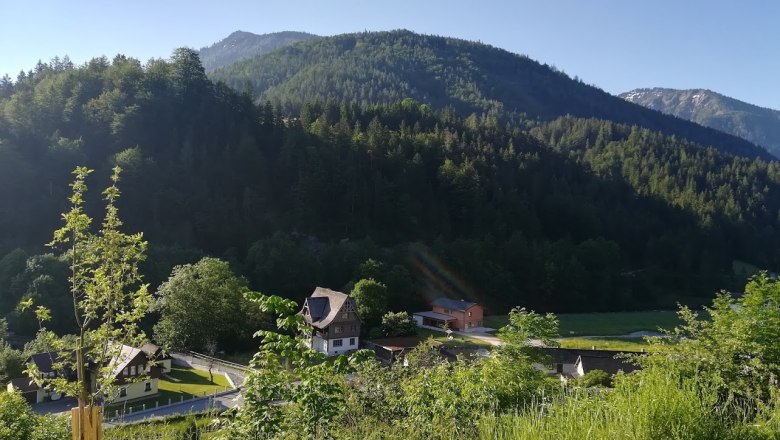 Aussicht vom Haus, © Fam. Bachler Aussicht vom Haus, © Fam. Bachler