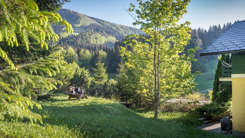 Garten des Ferienhauses Weitental, © Gerald Demolsky Garten des Ferienhauses Weitental, © Gerald Demolsky