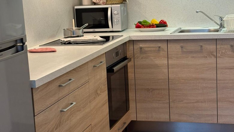 Kitchen in the Teichwies'n Alm Dependance, © Selinger Martin Kitchen in the Teichwies'n Alm Dependance, © Selinger Martin