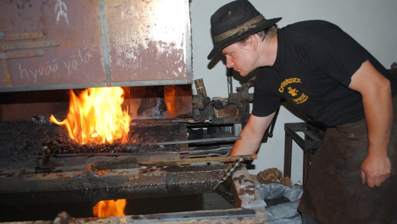 Thomas Hochstädt in the Tannhäuser Schmiede, © Gemeinde Ybbsitz Thomas Hochstädt in the Tannhäuser Schmiede, © Gemeinde Ybbsitz