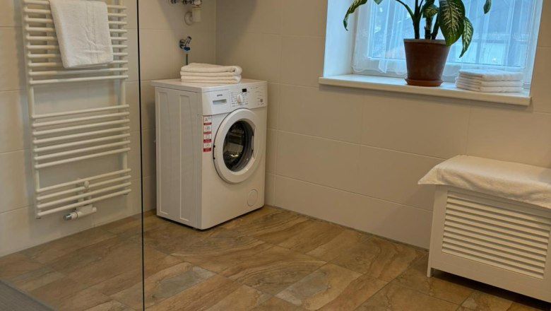 Bathroom in the Teichwies'n Alm Dependance, © Selinger Martin Bathroom in the Teichwies'n Alm Dependance, © Selinger Martin