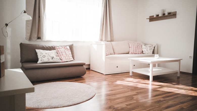 Wohnzimmer des Ferienhauses Weitental, © Gerald Demolsky Wohnzimmer des Ferienhauses Weitental, © Gerald Demolsky