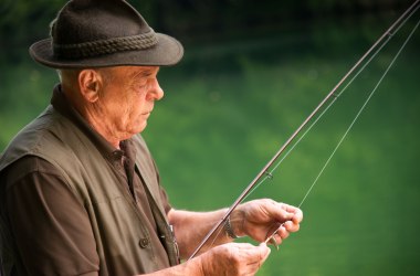 Fliegenfischen in der Ybbs, © Josef Hefert Fliegenfischen in der Ybbs, © Josef Hefert