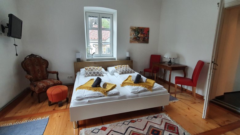 kuscheliges Schlafzimmer, © Monika Stock kuscheliges Schlafzimmer, © Monika Stock