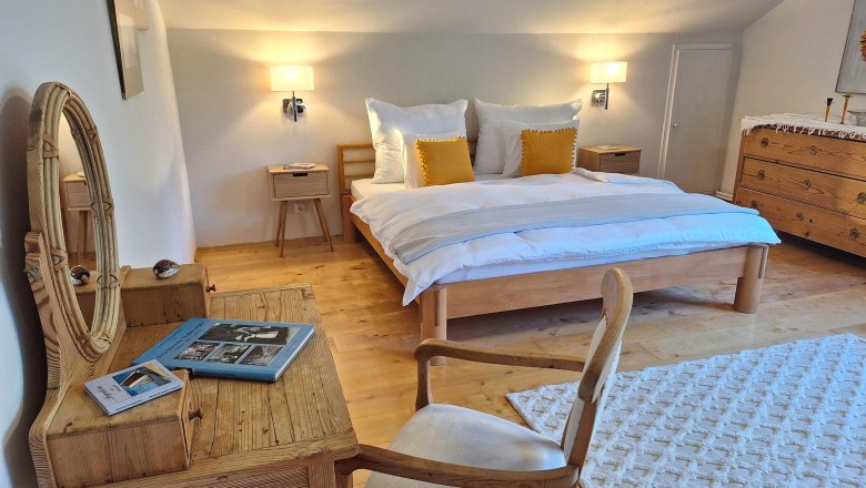 Schlafzimmer im Sandlehen, © Michael Pichler Schlafzimmer im Sandlehen, © Michael Pichler