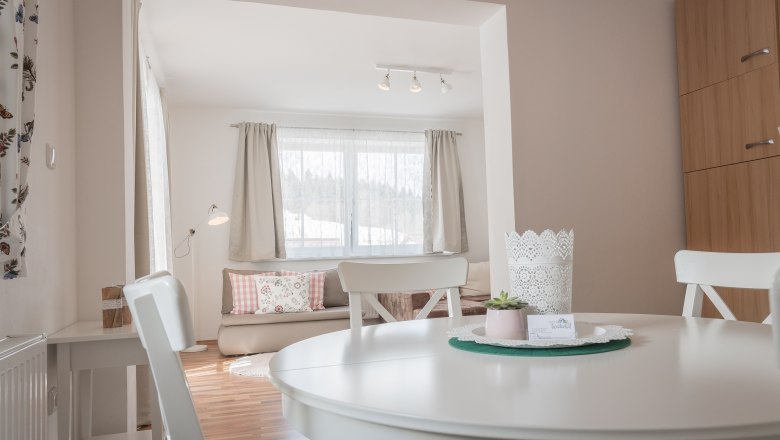 Wohnzimmer des Ferienhauses Weitental, © Gerald Demolsky Wohnzimmer des Ferienhauses Weitental, © Gerald Demolsky