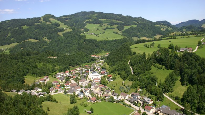 Opponitz von oben, © Gemeinde Opponitz Opponitz von oben, © Gemeinde Opponitz