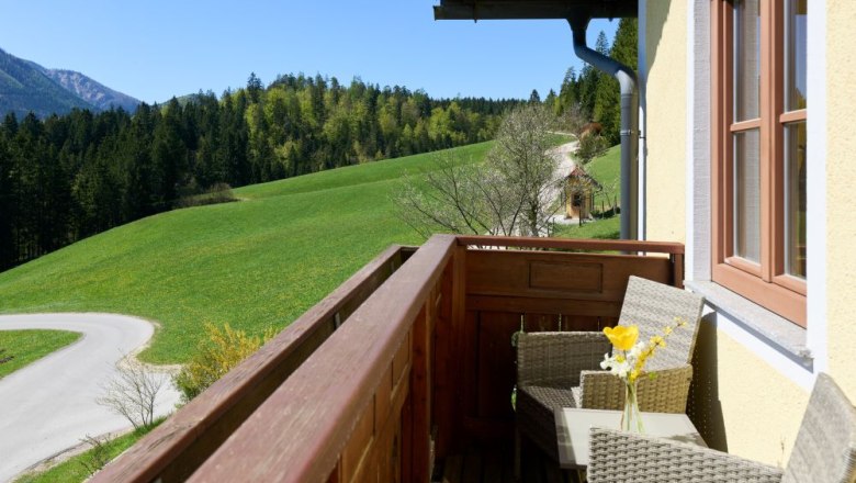 Sonnige Ferienwohnung 1 - Balkon, © grasberger Sonnige Ferienwohnung 1 - Balkon, © grasberger