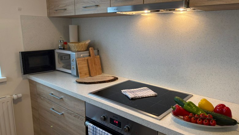 Kitchen in the Teichwies'n Alm Dependance, © Selinger Martin Kitchen in the Teichwies'n Alm Dependance, © Selinger Martin