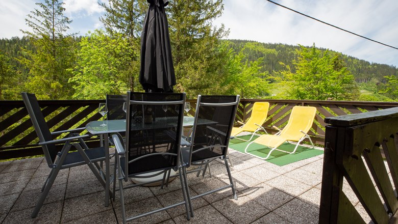 Spacious terrace with a view, © Gerlinde Hofmaier Spacious terrace with a view, © Gerlinde Hofmaier