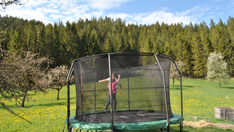 There's even a trampoline to bounce on!, © Patrick Leitner There's even a trampoline to bounce on!, © Patrick Leitner