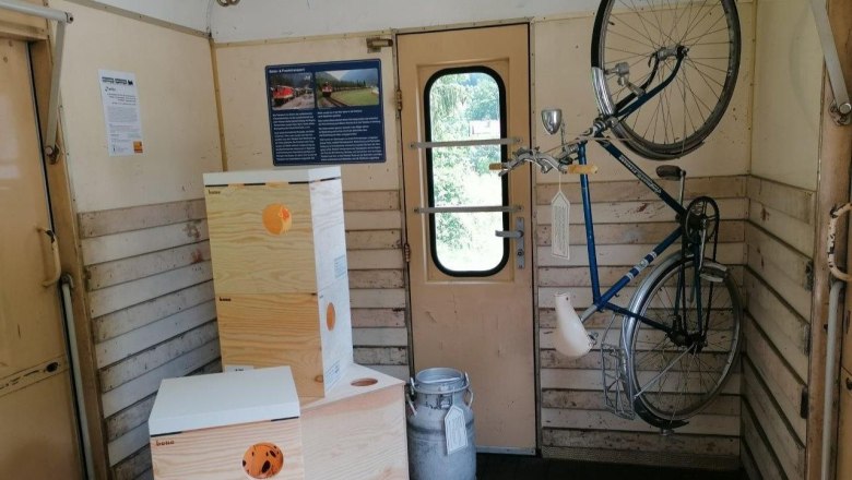 Zeitreisewaggon Großhollenstein, © Petra Mandl Zeitreisewaggon Großhollenstein, © Petra Mandl