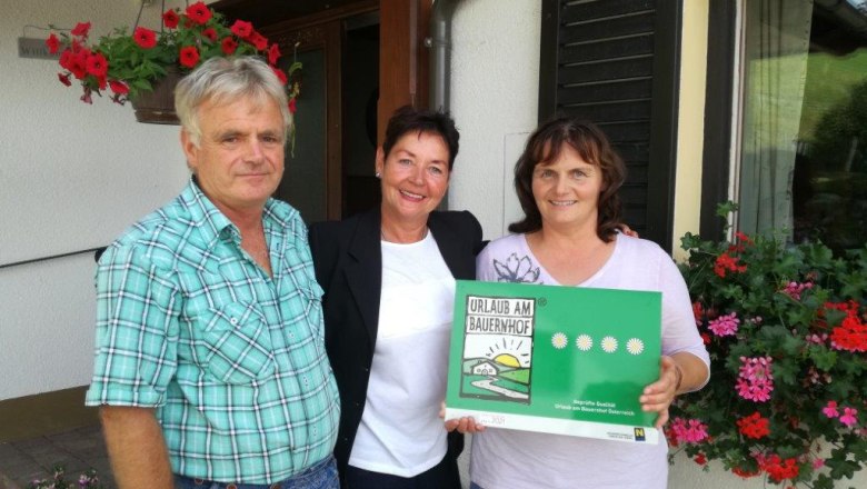 Familie Buber empfängt die Gäste herzlich., © Familie Buber Familie Buber empfängt die Gäste herzlich., © Familie Buber