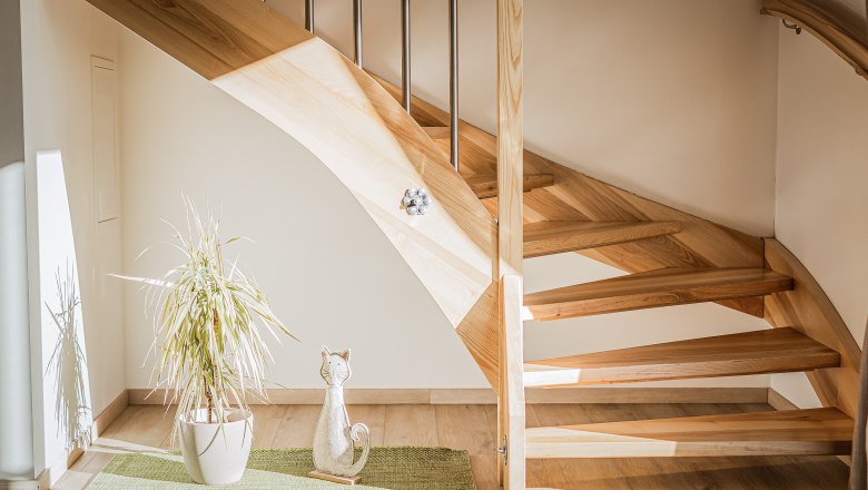 Gr&uuml;ne Ferienwohnung - Stiegenaufgang, &copy; Ludwig Fahrnberger