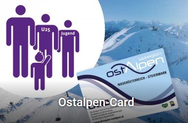 Ostalpen-Card 2022/23, © ecoplus Alpin GmbH