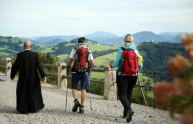 Arrived at our destination, the Sonntagberg Basilica., &copy; Mostviertel