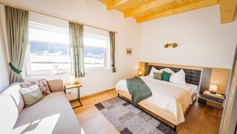 Gr&uuml;ne Ferienwohnung - Schlafzimmer 2, &copy; Ludwig Fahrnberger