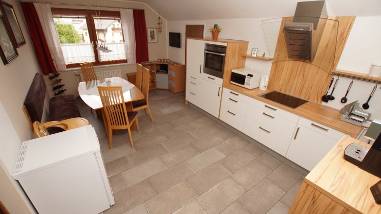 Kitchen in the Steiner vacation apartment, © Gertrude Steiner
