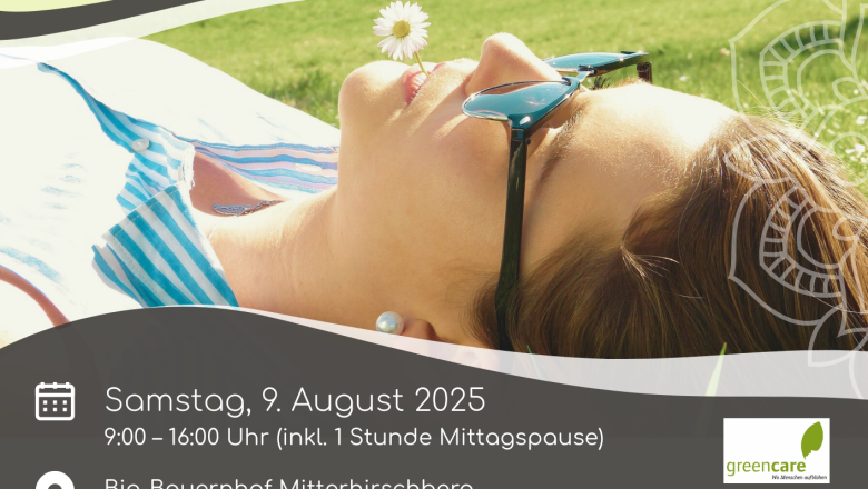 Ein Urlaubstag für DICH und deine Augen 9. August 2025, © Melanie Schweighuber