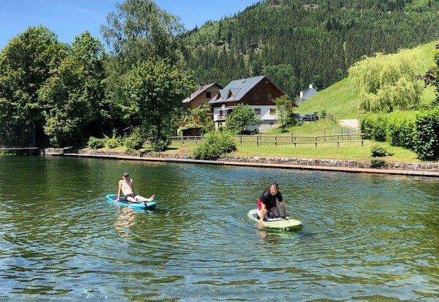 Stand up paddling on the Seebach, &copy; Martin Ruckensteiner