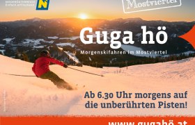 &quot;Guga hö&quot; early bird skiing, © Mostviertel Tourismus GmbH, Daniel Fischer