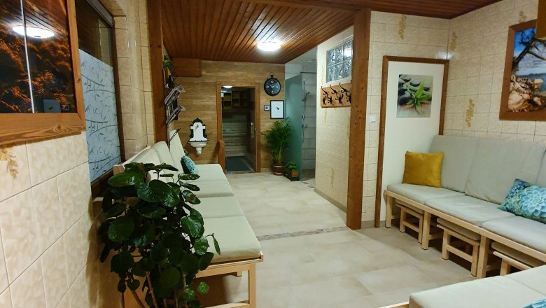 Relaxation is guaranteed in the newly designed sauna area., © Gerald Demolsky