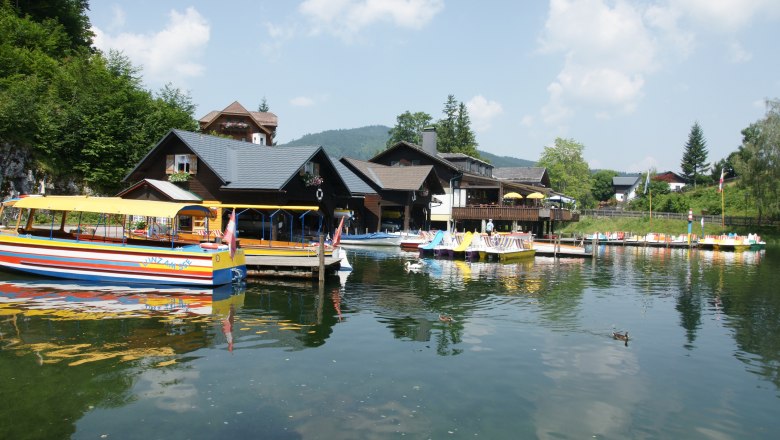 Bootfahren am Lunzer See, © wellenklaenge, lunz am see