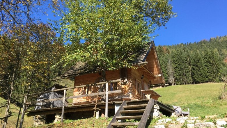 Holzknechthuette_Ansicht-Herbst, &copy; Johannes Hoyos