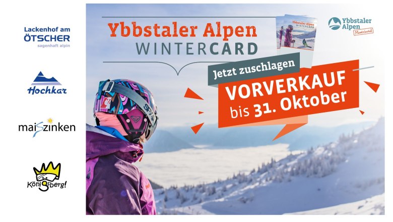 Ybbstaler Alpen Winter Card 2023/24, © YTA