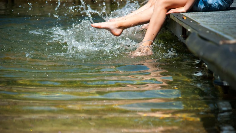 Cooling off in the Ybbs, © Josef Herfert