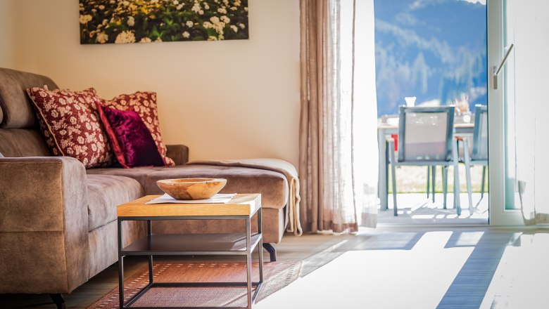 Rote Ferienwohnung - Terrasse, &copy; Ludwig Fahrnberger