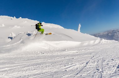 Skifahrer am Hochkar, © Ludwig Fahrnberger 