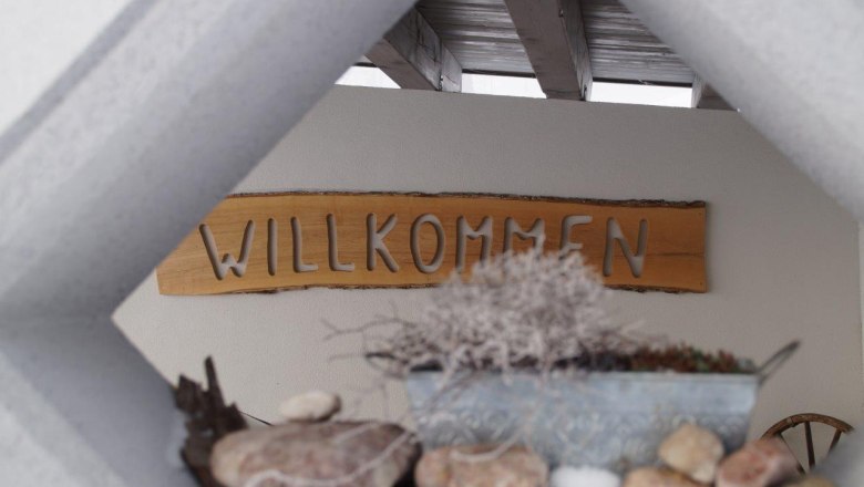 Winter Willkommen, &copy; Familie Roseneder