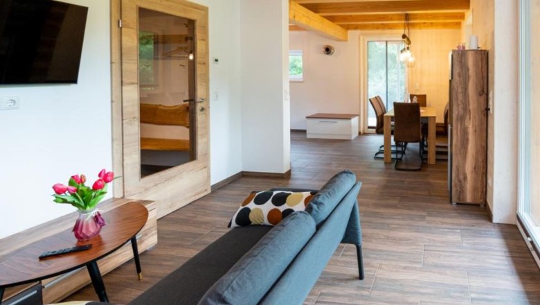 Living area, © Chalets Lunz am See