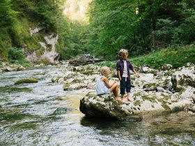 Children by the water, &copy; Mostviertel