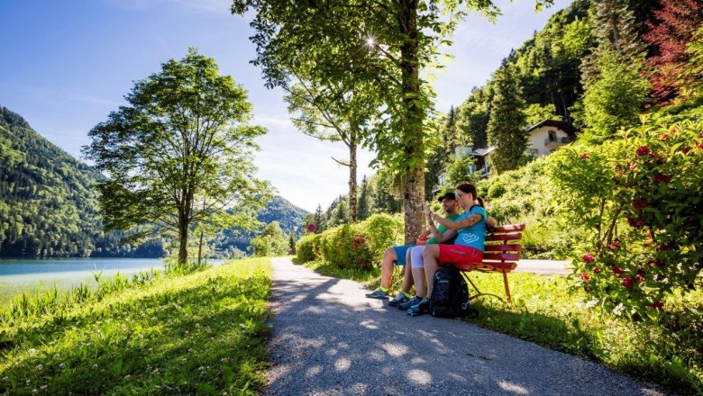 Resting places at the Lunzer See lake, © Martin Matula / Mostviertel Tourismus