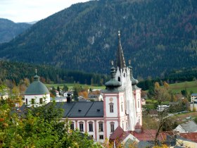 Wonderful view of the Mariazell pilgrimage basilica, &copy; Mostviertel - O&Ouml; Mariazellerweg