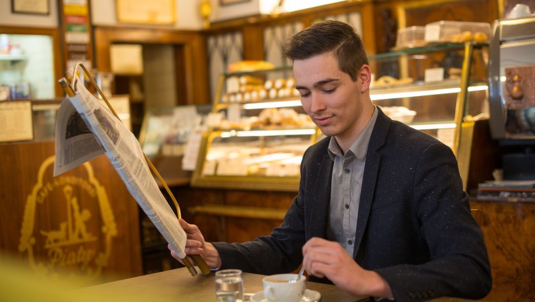 Kaffeehauskultur bei Piaty, © Josef Hefert