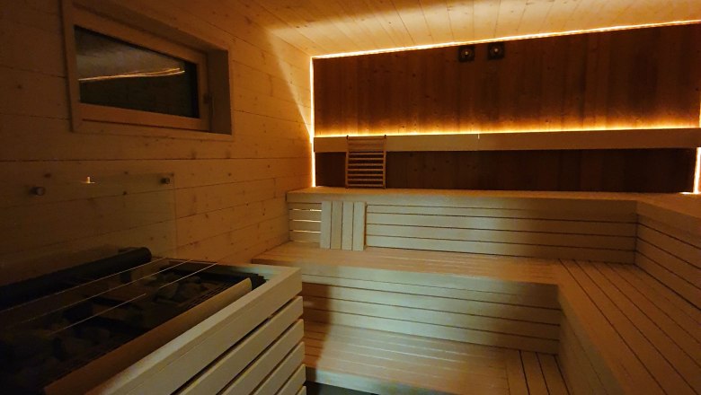 Relaxation is guaranteed in the newly designed sauna area., © Gerald Demolsky