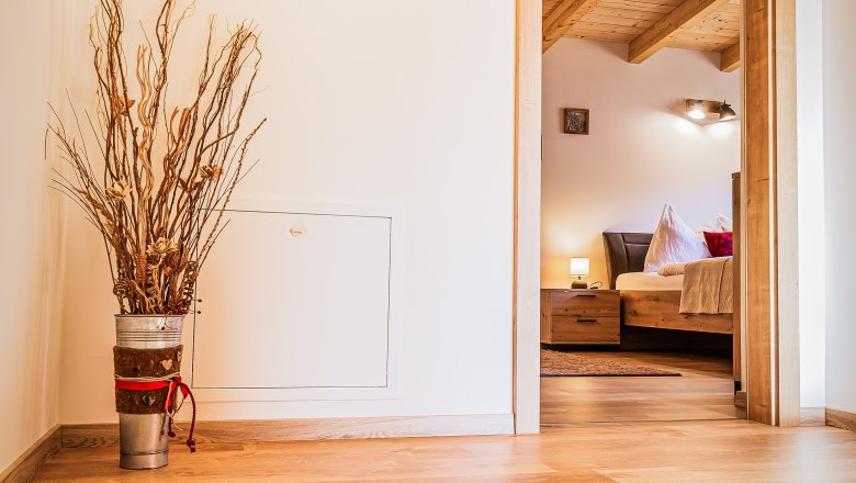 Rote Ferienwohnung - Stiegenaufgang, &copy; Ludwig Fahrnberger