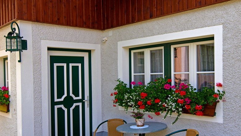 Ferienhaus Eva Deufl - Wohnung Gamsblick - Eingang, © Ferienhaus Eva Deufl