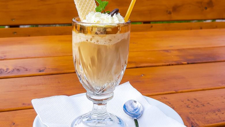 Eiskaffee im Gasthof Schatzöd, © GH Schatzöd