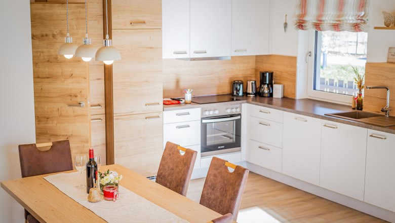 Rote Ferienwohnung - Essbereich, &copy; Ludwig Fahrnberger