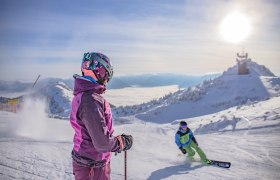 Skiing at the Hochkar, &copy; Ludwig Fahrnberger
