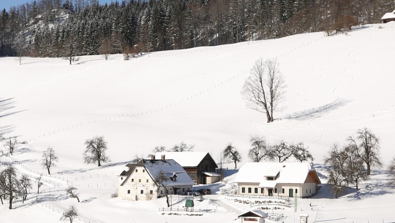 Almgasthaus Rehberg in winter, &copy; d.schwarz-koenig