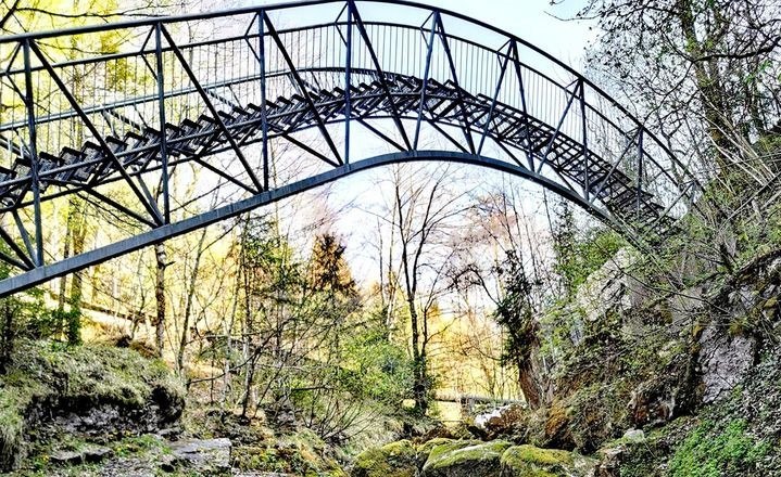 "Erlebnisbr&uuml;cke", Schmiedemeile Ybbsitz, &copy; Ybbstaler Alpen